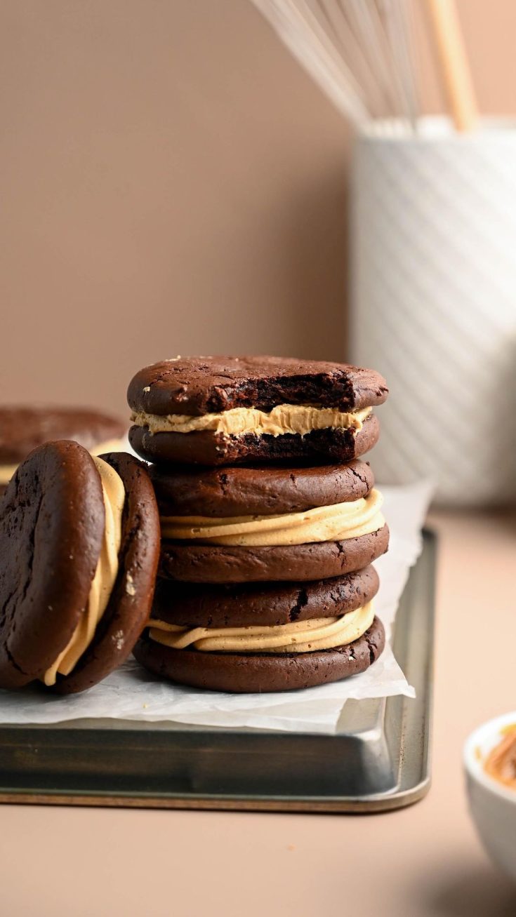 Biscoff Brownie Cookie Sandwich