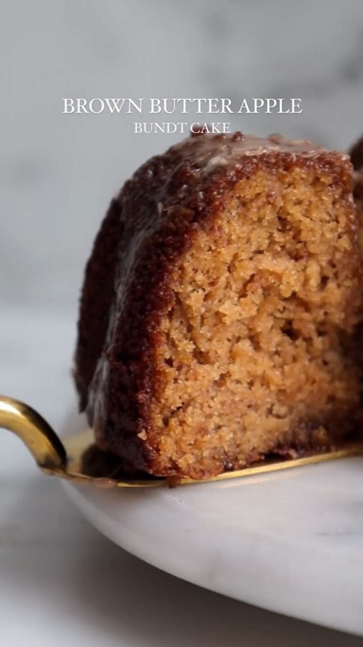 Brown Butter Apple Bundt Cake