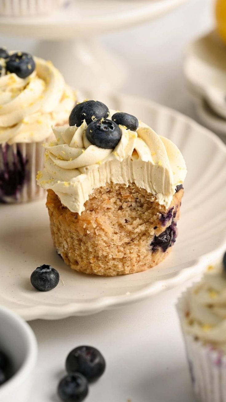 Lemon Blueberry Cupcakes