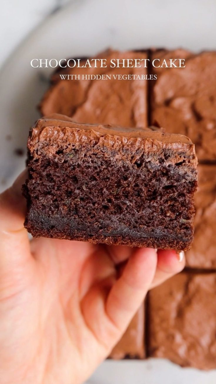 Moist & Delicious Chocolate Sheet Cake