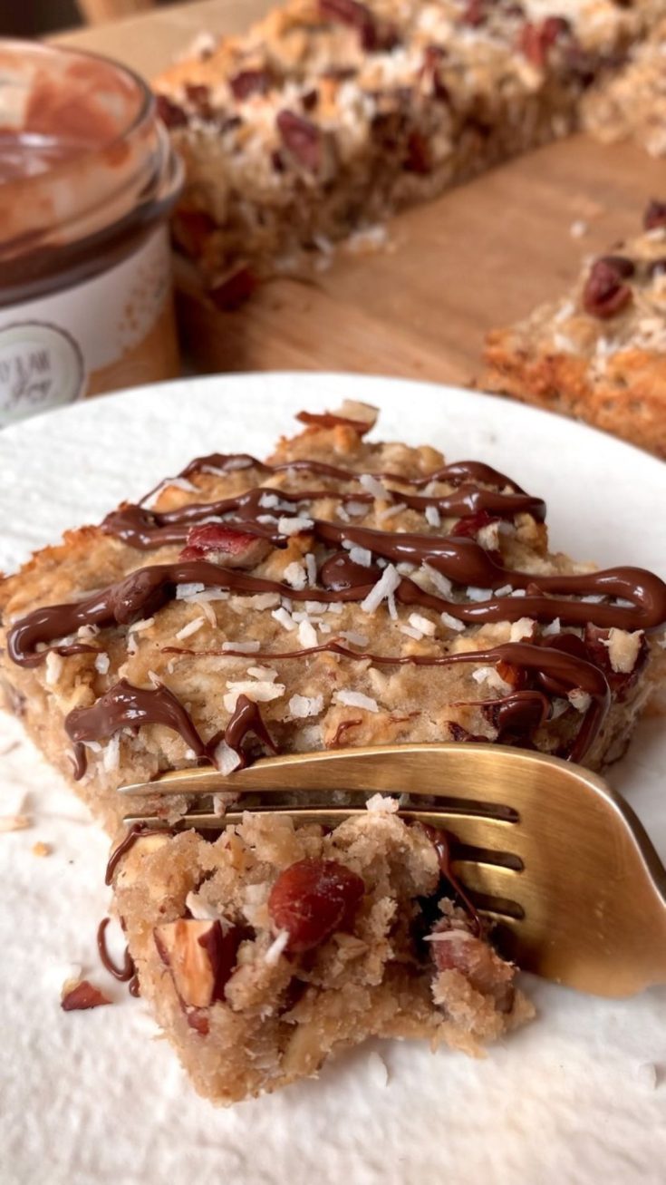 Pecan Coconut Oat Bars