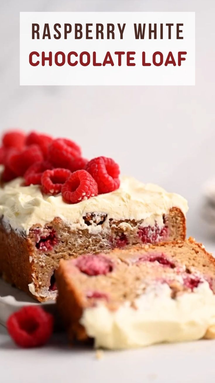 Raspberry White Chocolate Loaf