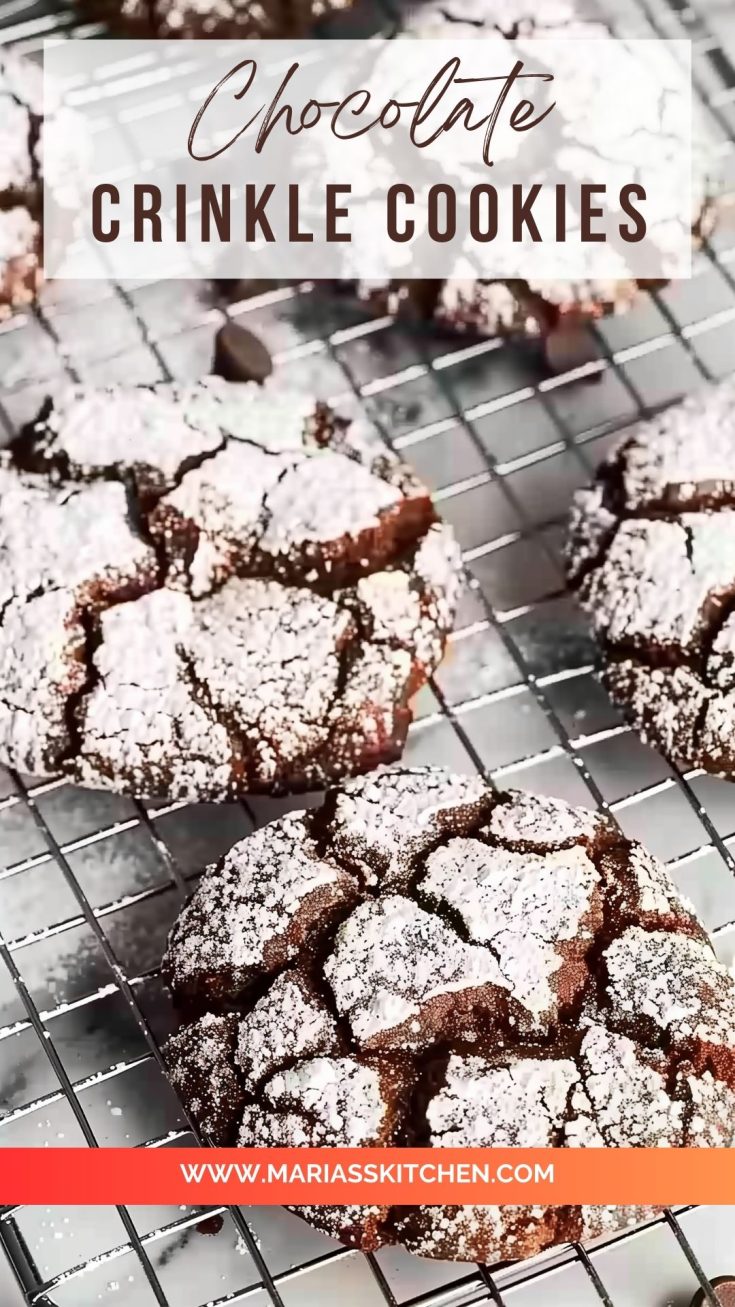 Chocolate Crinkle Cookies