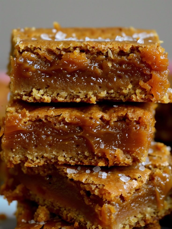 Delicious Salted Caramel Blondies