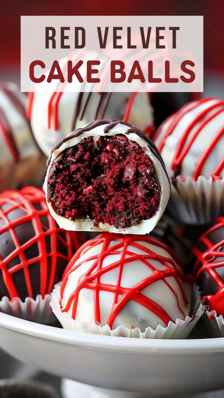 Red Velvet Cake Balls