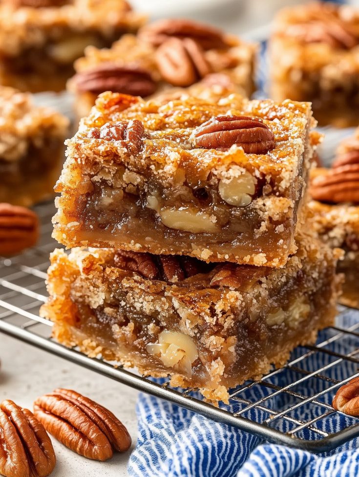 Chewy Pecan Bars