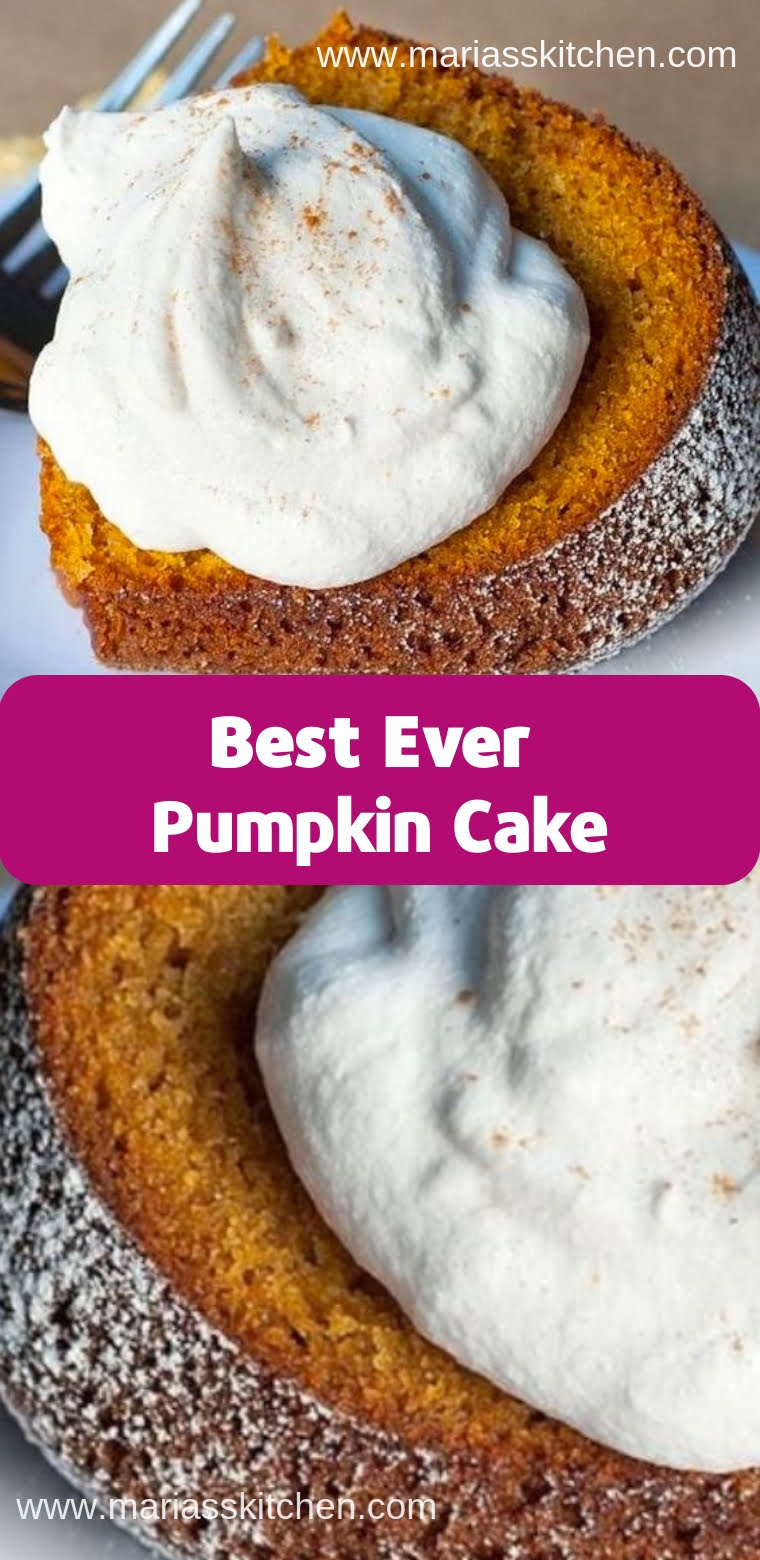 Best Pumpkin Cake Recipe - Maria's Kitchen