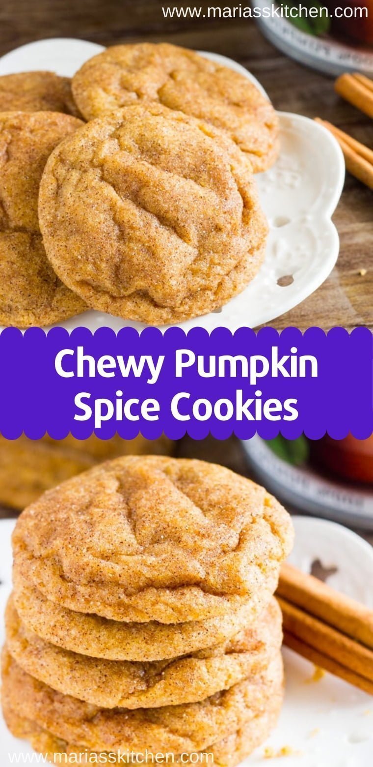 Easy Chewy Pumpkin Spice Cookies Recipe Maria's Kitchen