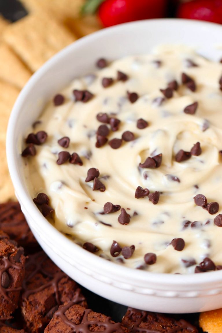 Easy Chocolate Chip Cookie Dough Dip Recipe Maria S Kitchen