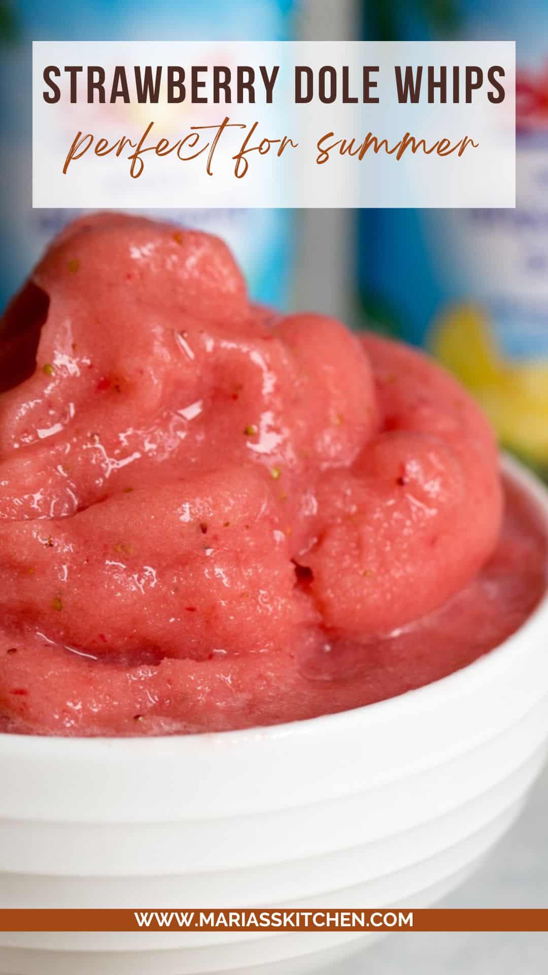 Easy Strawberry Dole Whips