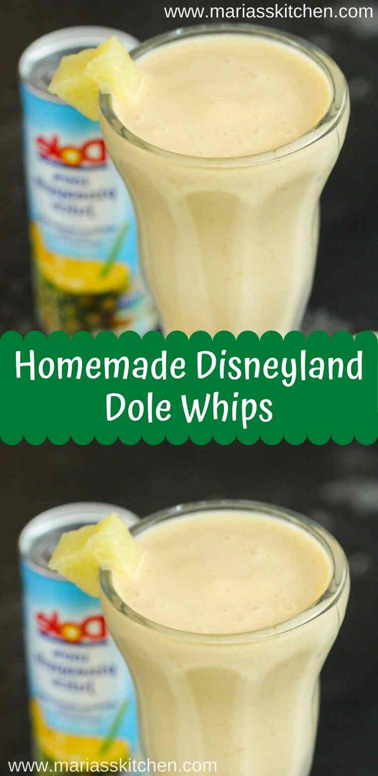 Homemade Disneyland Dole Whips Recipe - Maria's Kitchen