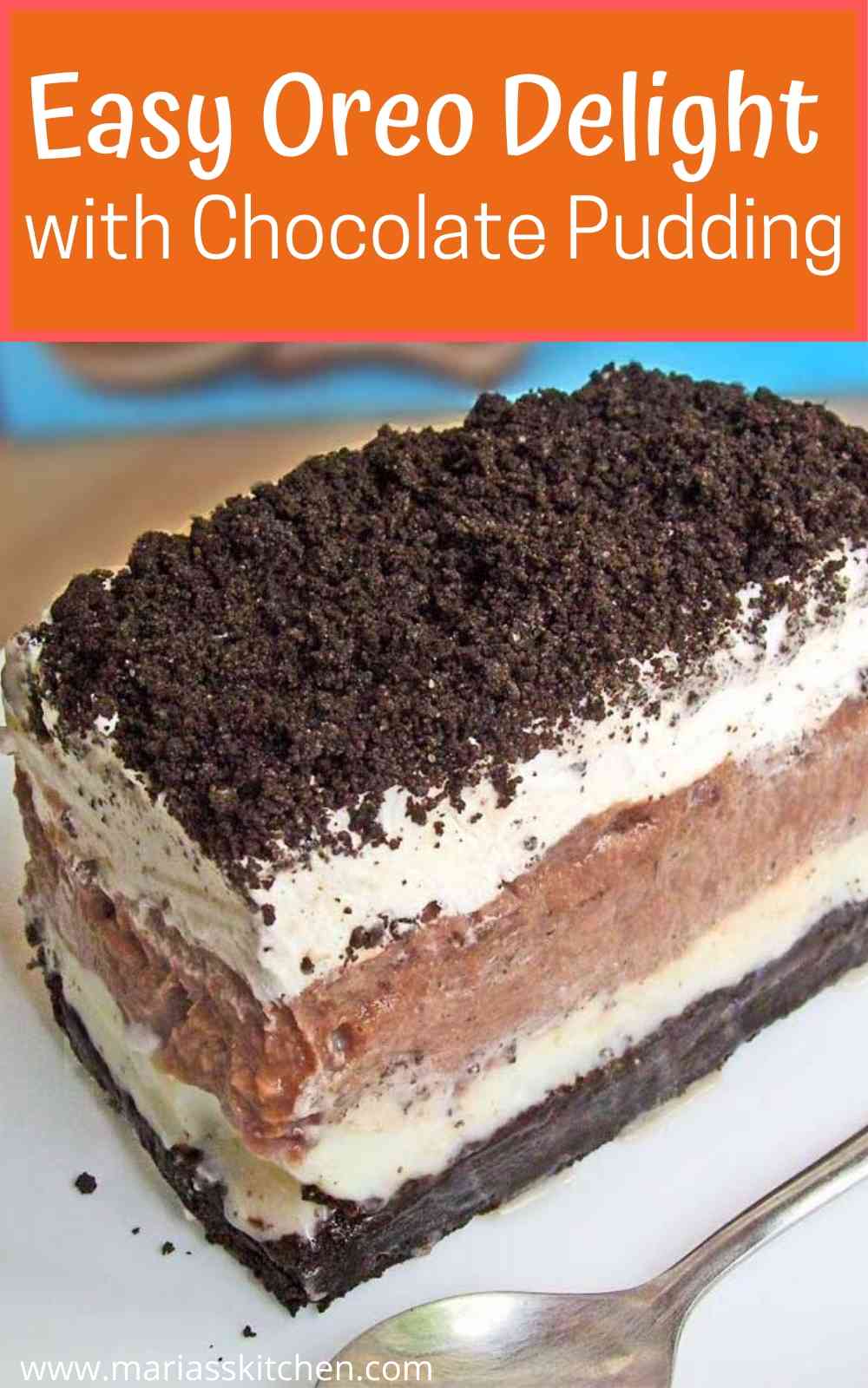 Easy Oreo Delight with Chocolate Pudding Maria's Kitchen