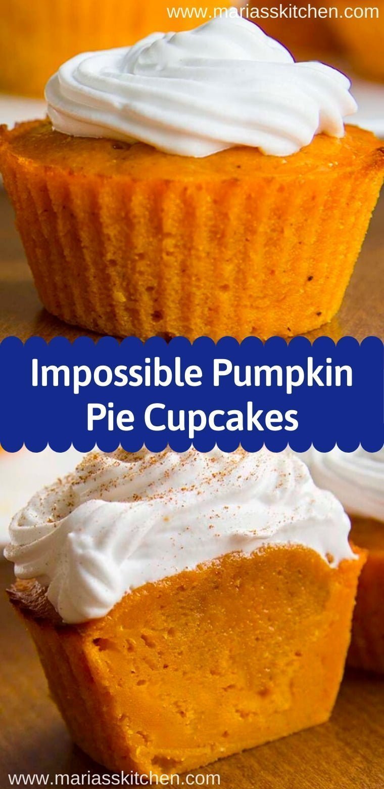 Easy Pumpkin Pie Cupcakes Marias Kitchen 