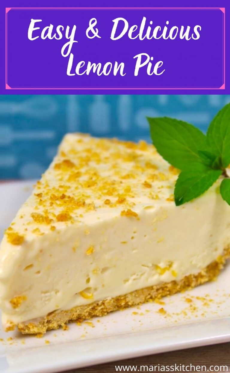 Easy and Delicious Lemon Pie - Maria's Kitchen