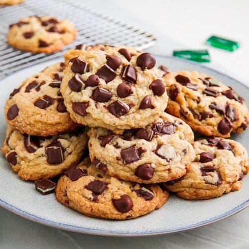 Easy Andes Mint Chocolate Chip Cookies - Maria's Kitchen