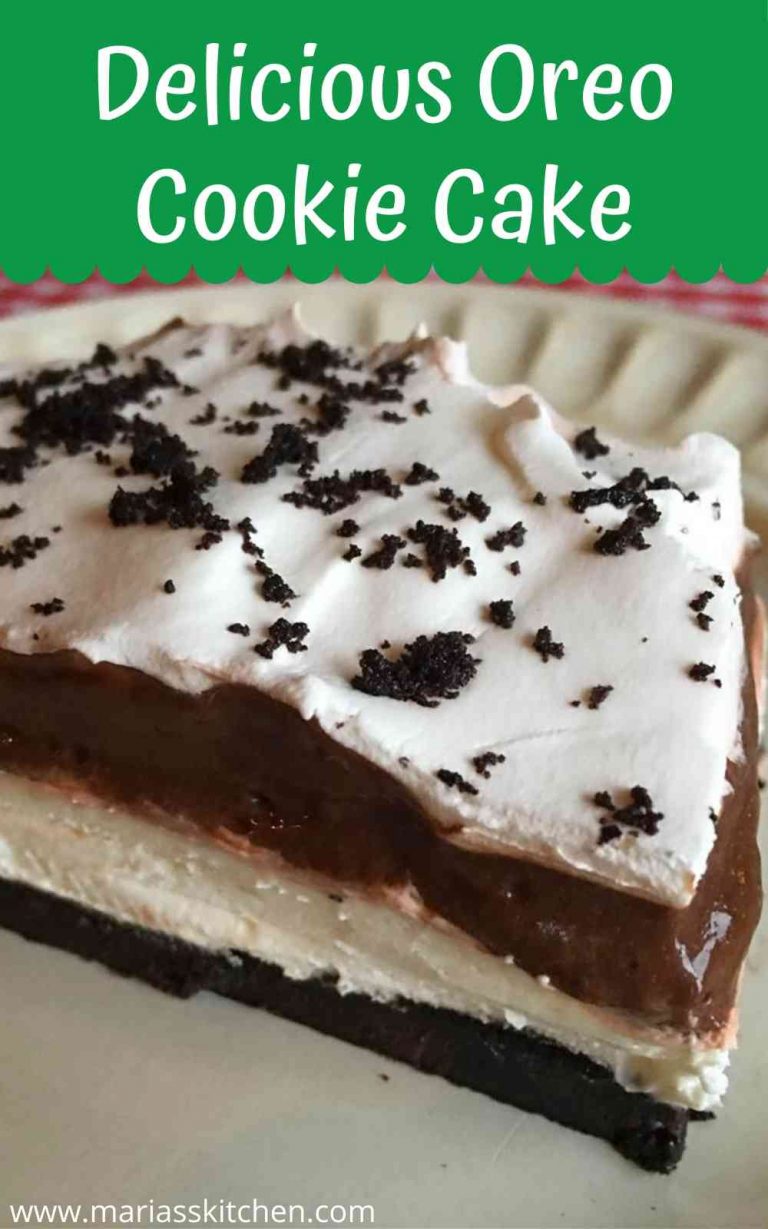 Delicious Oreo Cookie Cake - Maria's Kitchen