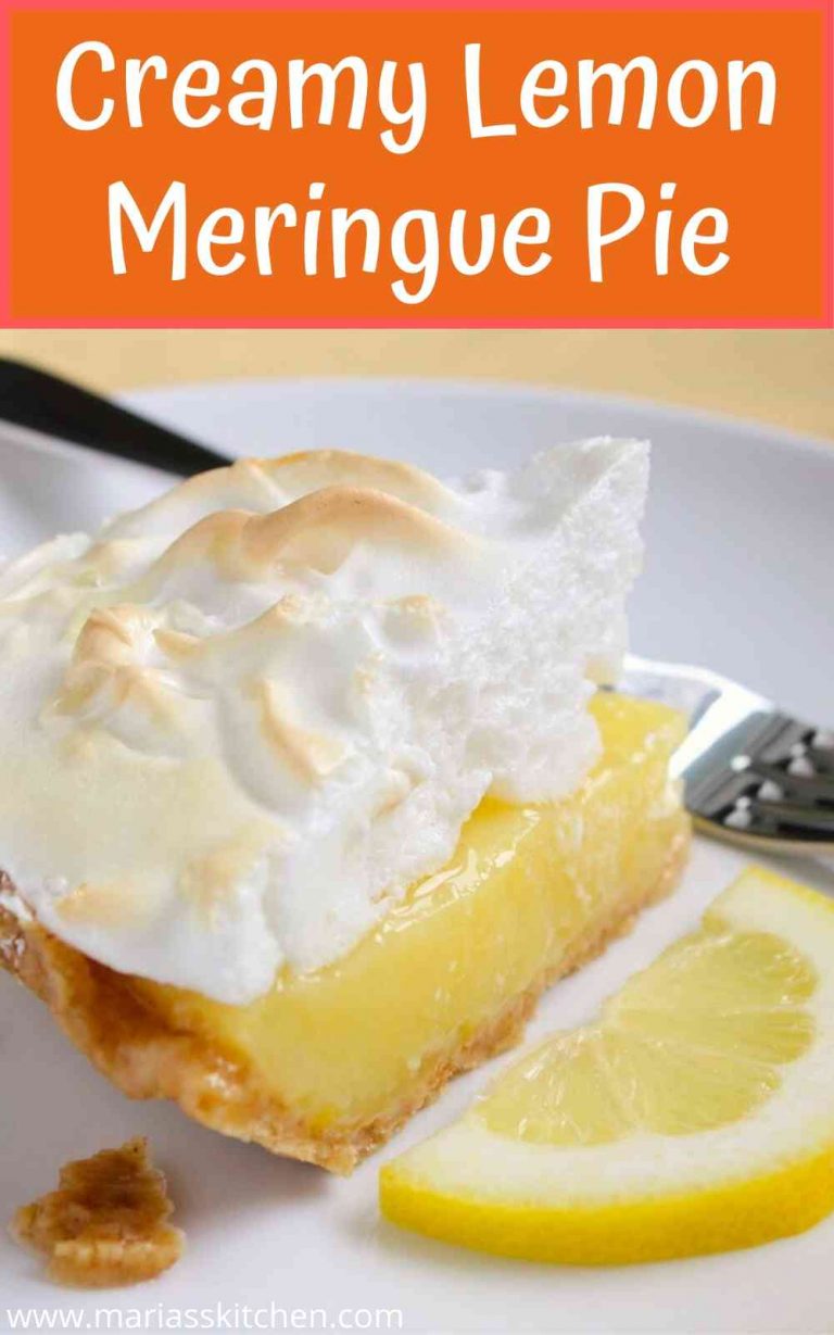 Creamy Lemon Meringue Pie - Maria's Kitchen