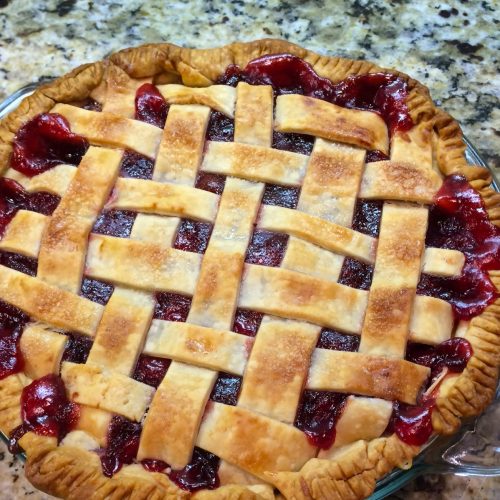 Easy Cranberry Cherry Pie - Maria's Kitchen