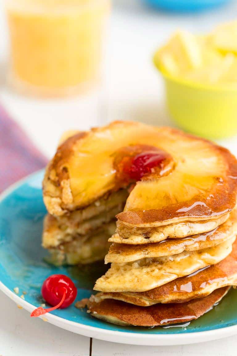 Delicious Pineapple Upside Down Pancakes Marias Kitchen