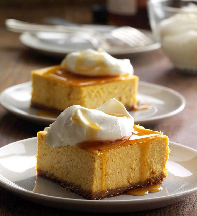 Creamy and Delicious Pumpkin Cheesecake Dessert Maria's Kitchen