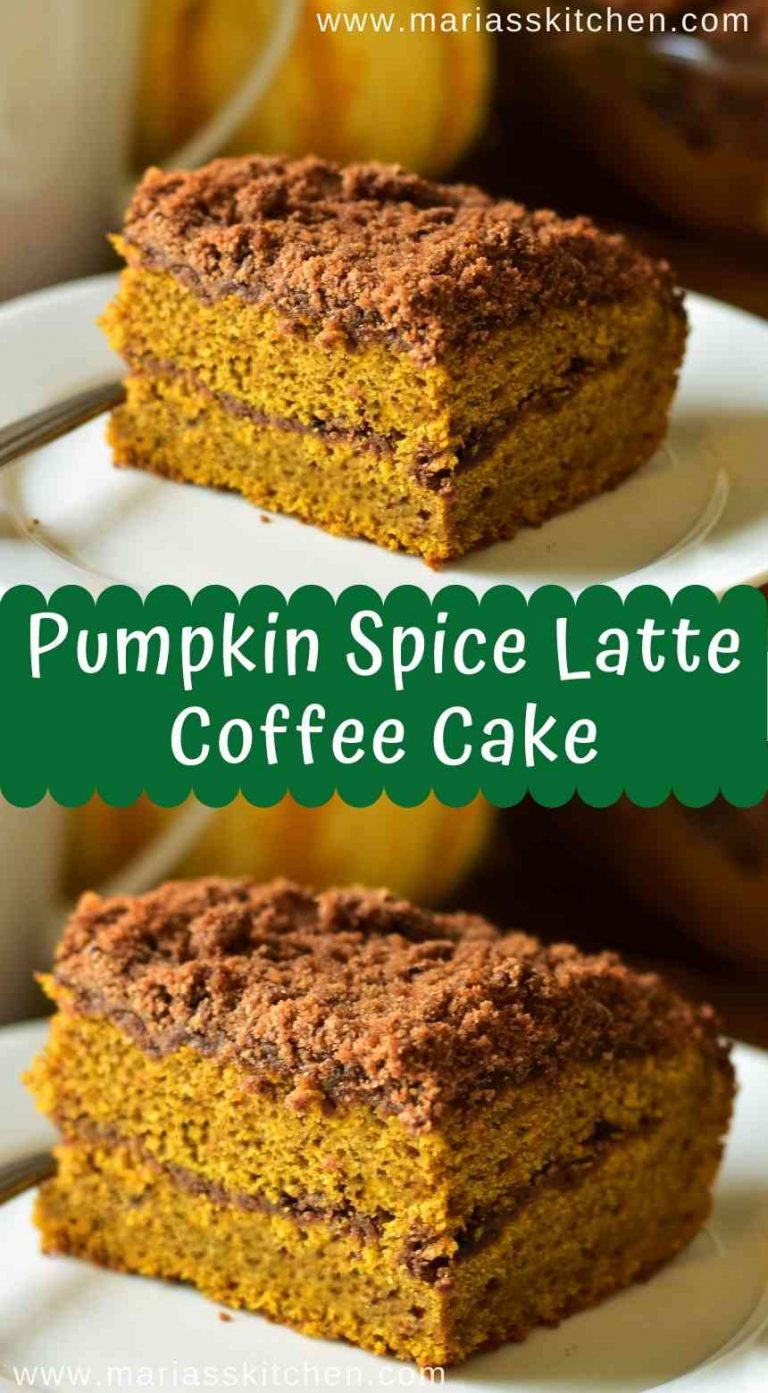 Delicious Pumpkin Spice Latte Coffee Cake - Maria's Kitchen