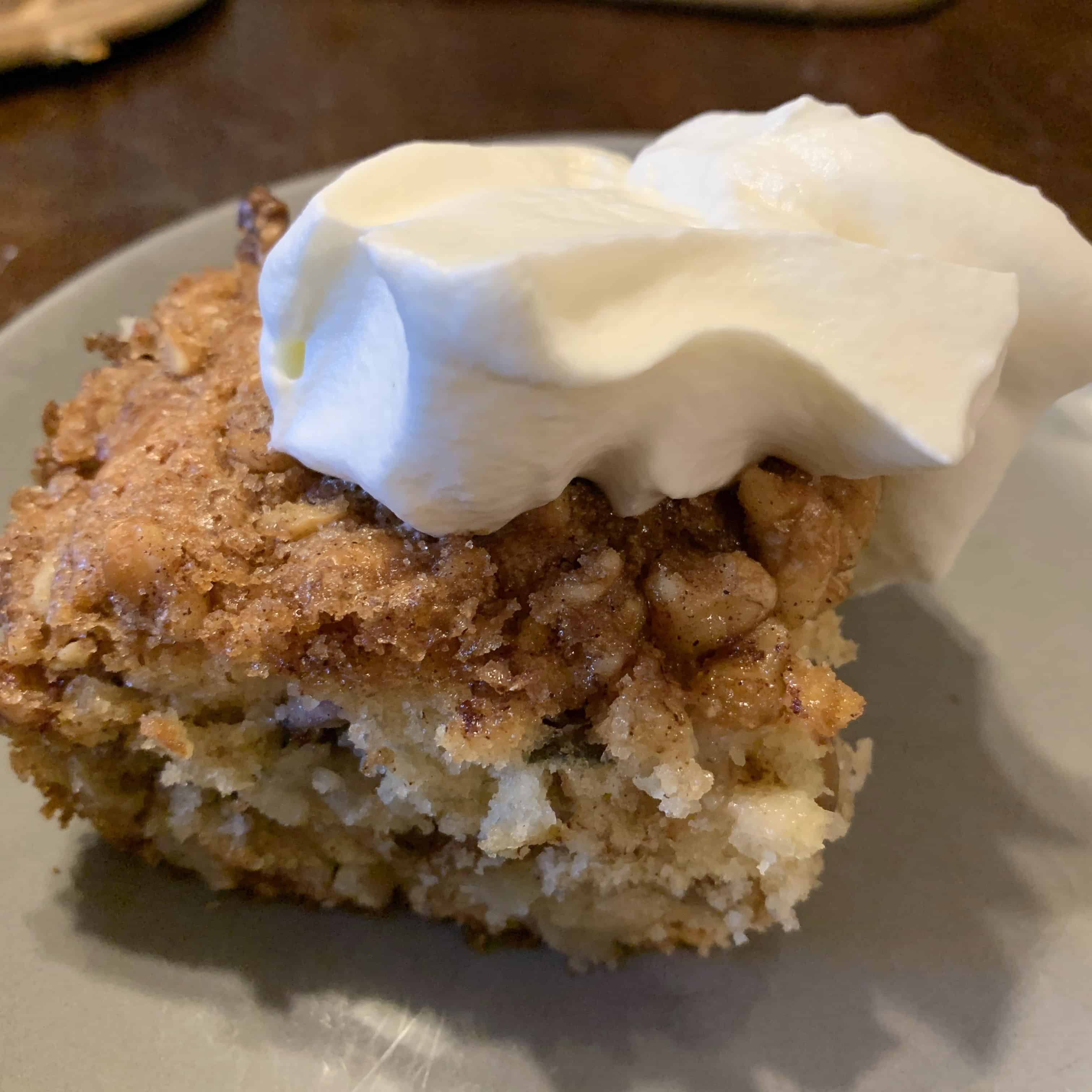 Moist and Delicious Apple Crumble Coffee Cake - Maria's Kitchen