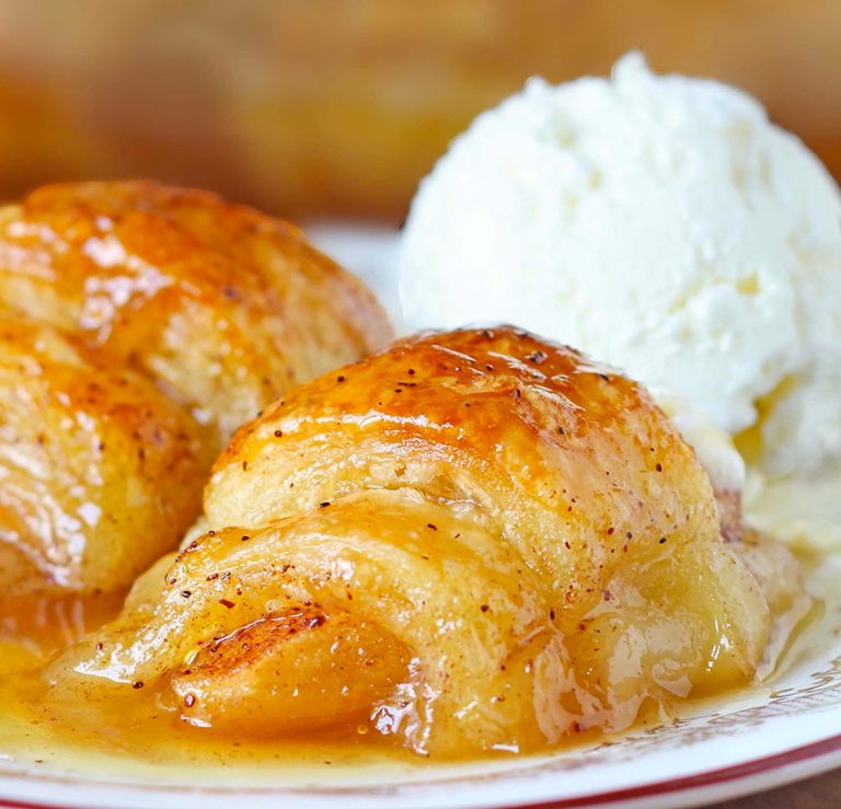 Easy Crescent Roll Apple Dumplings ( Printable Recipe ) - Maria's Kitchen