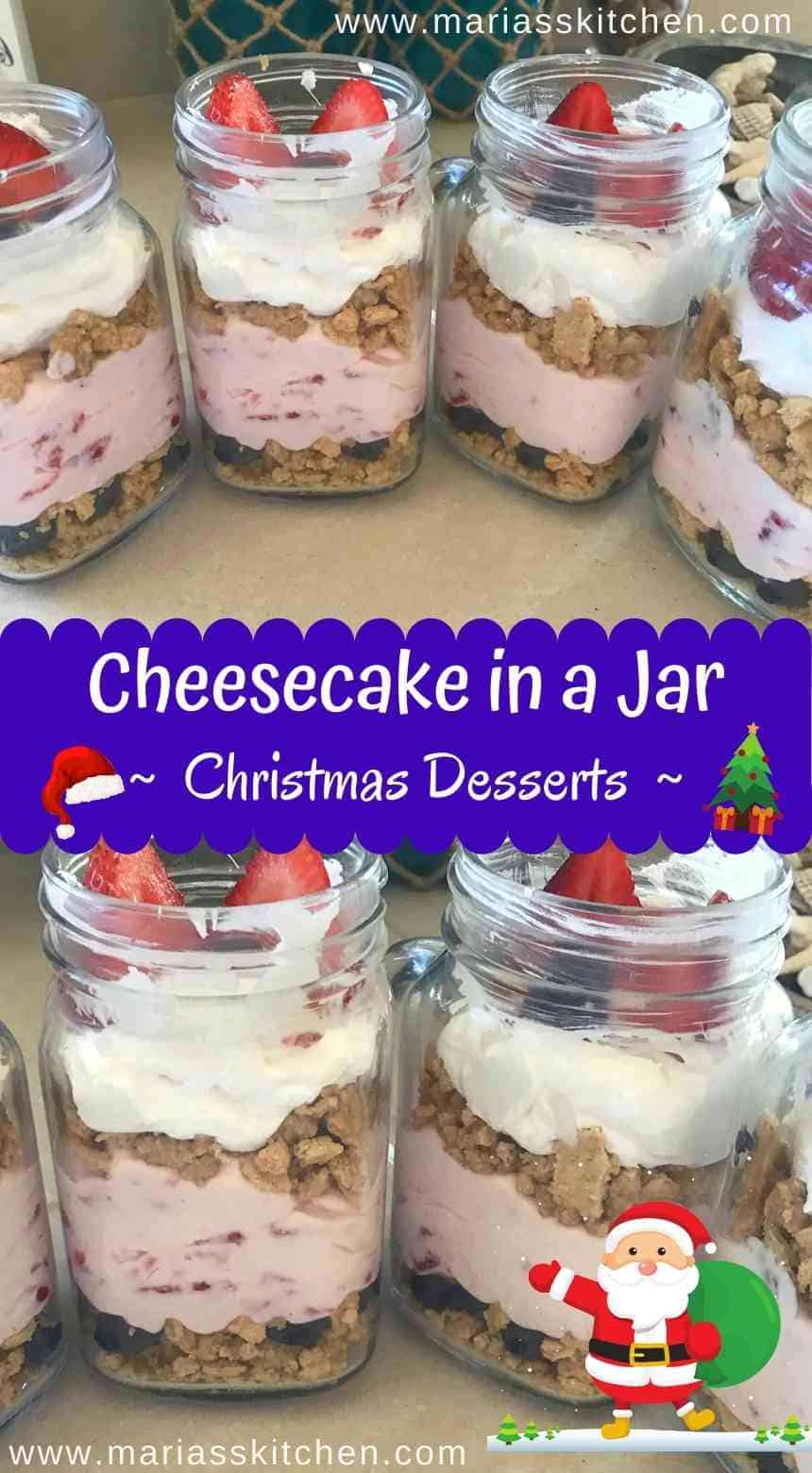 Christmas Cake Jars