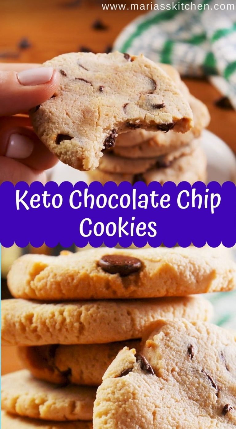 Best Ever Keto Chocolate Chip Cookies - Maria's Kitchen