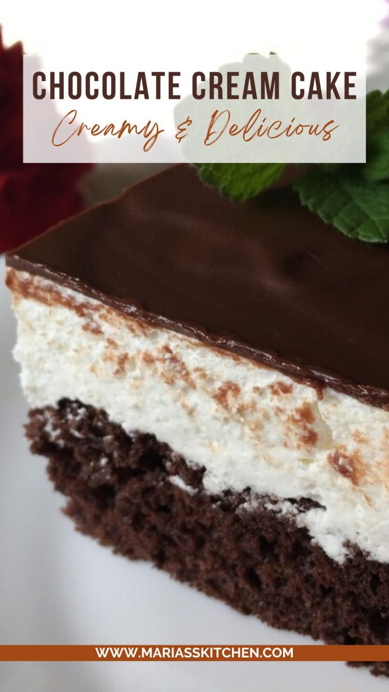 Creamy & Delicious Chocolate Cream Cake - Maria's Kitchen