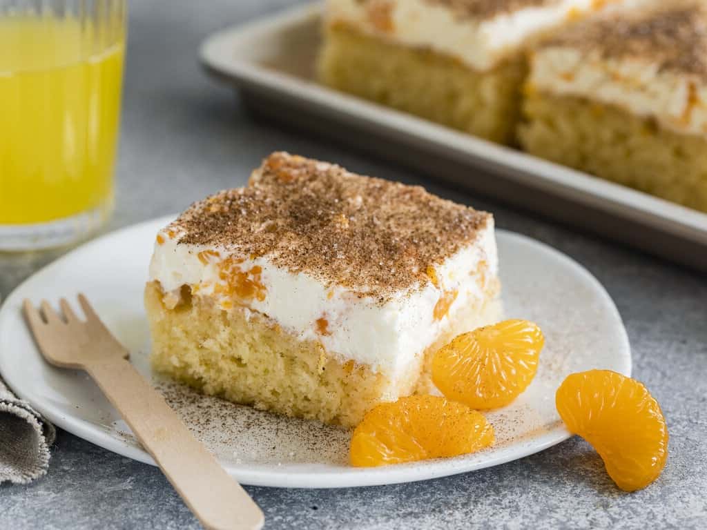 Fanta cake with Tangerine Sour Cream