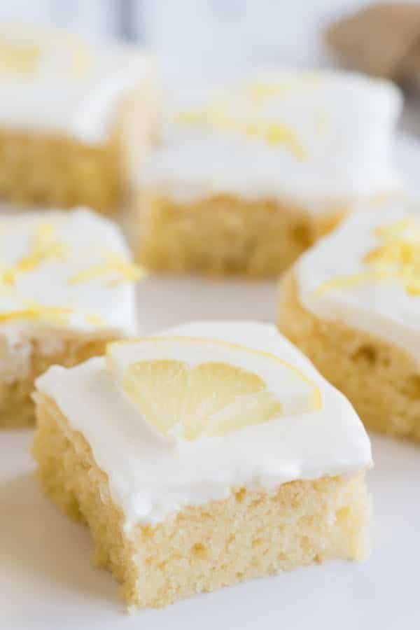 Lemon Ginger Cake with Lemon Cream Cheese Frosting