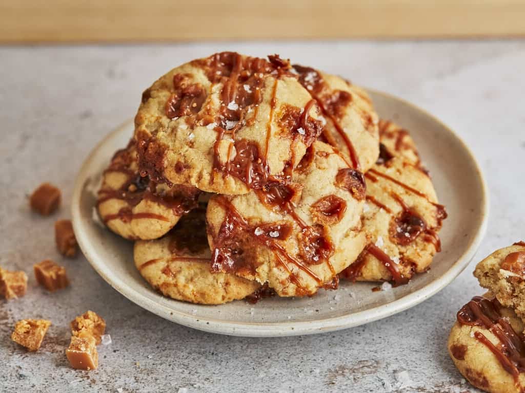 Salted Caramel Cookies without Chocolate