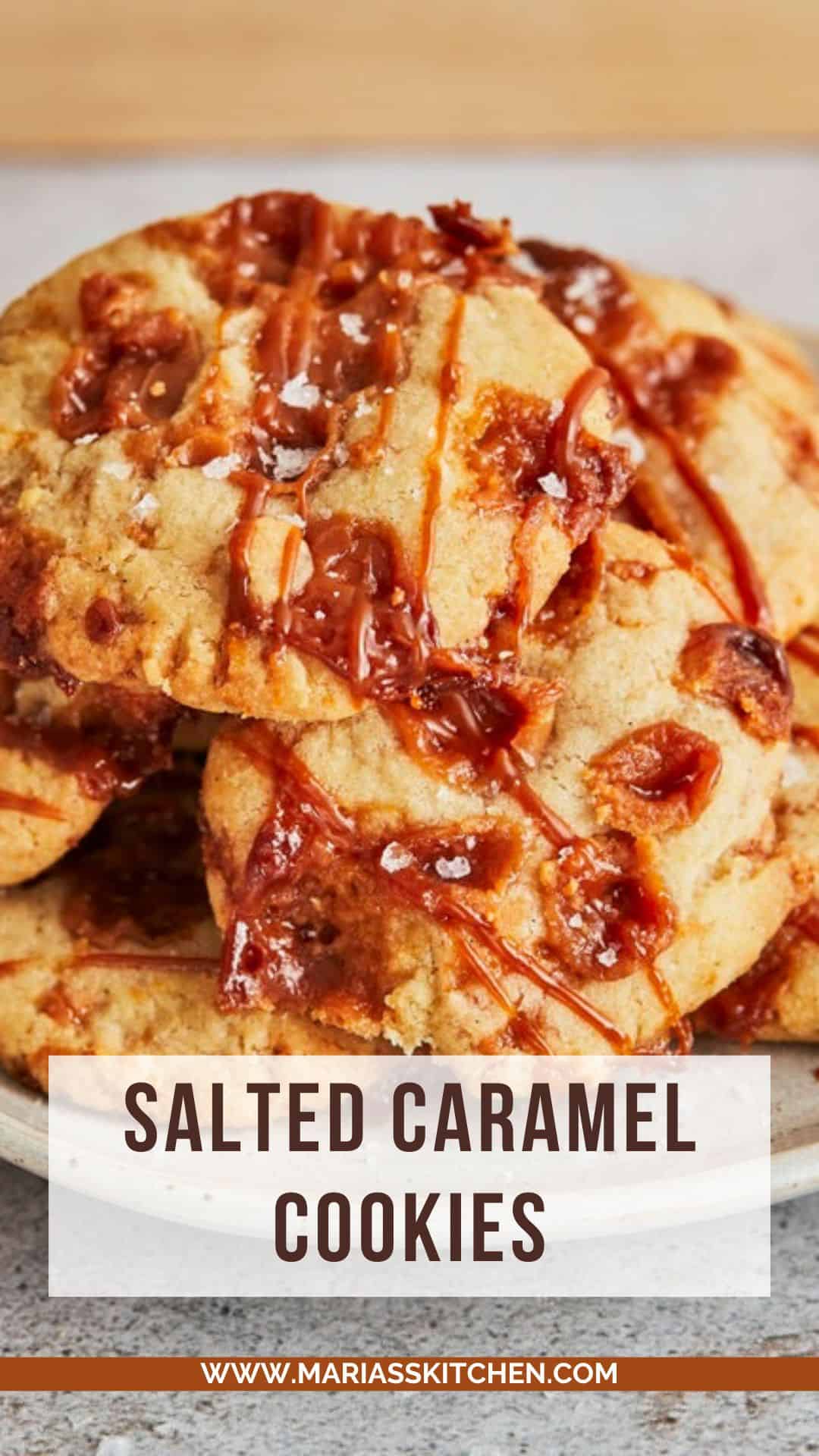 Salted Caramel Cookies without Chocolate