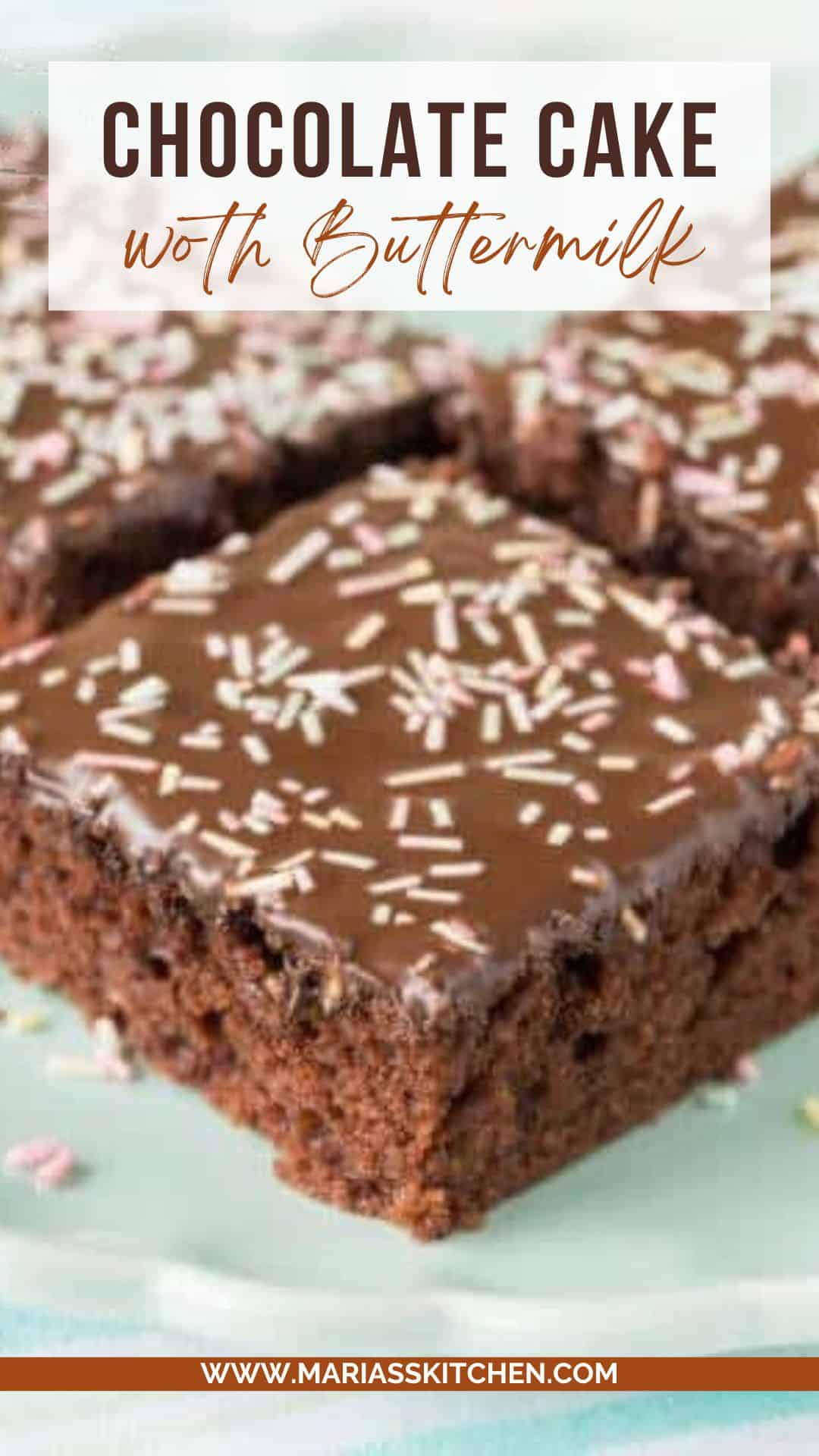 Delicious Chocolate Sheet Cake with Buttermilk