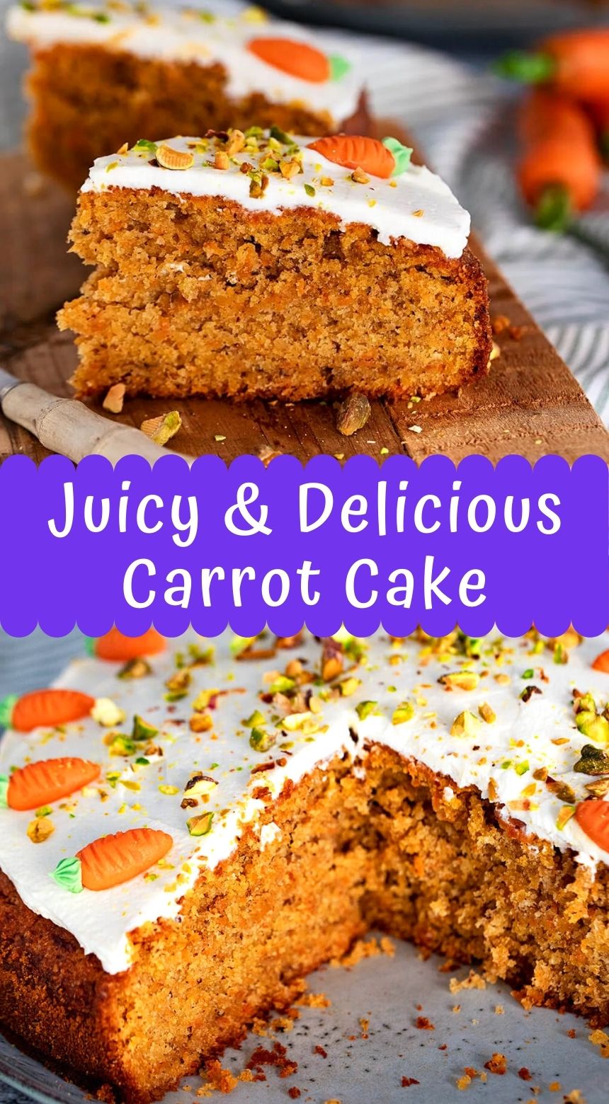 Juicy and Delicious Carrot Cake