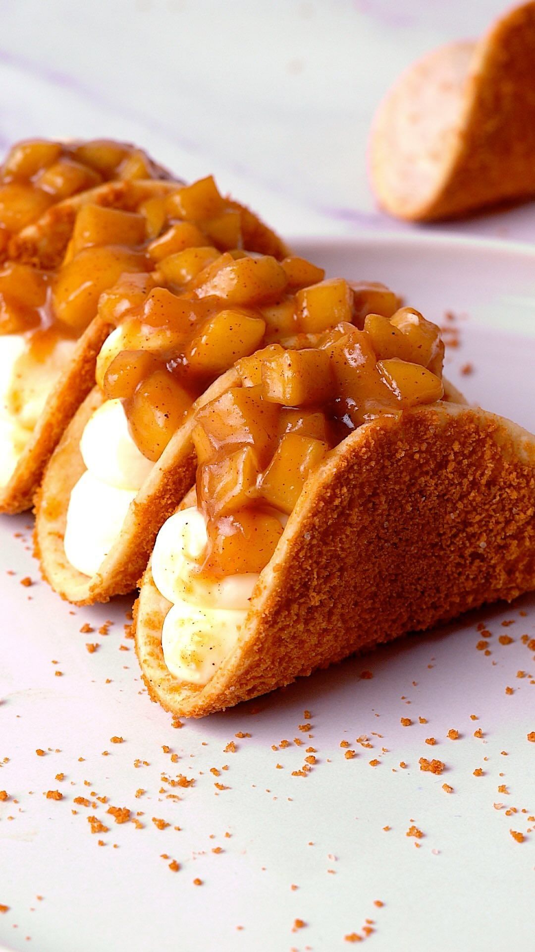 Apple Pie Cheesecake Tacos