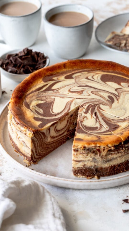 Chocolate Marble Cheesecake