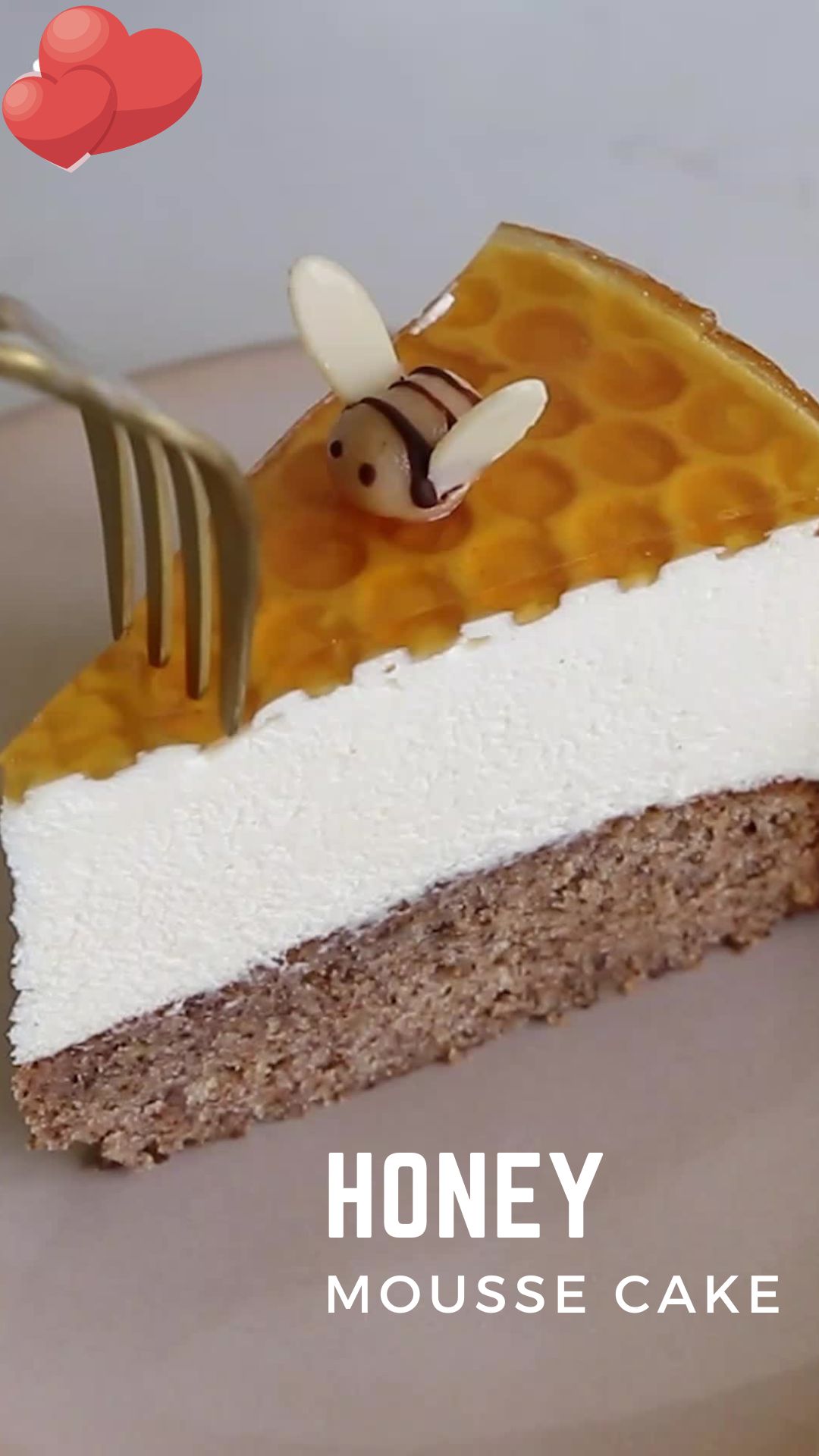 Honey Mousse Cake