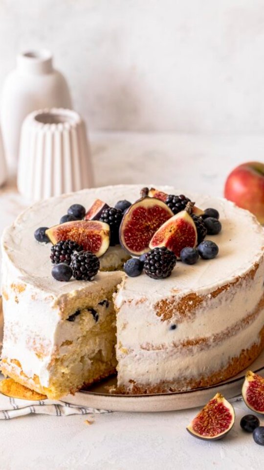 Apple Blueberry Cake