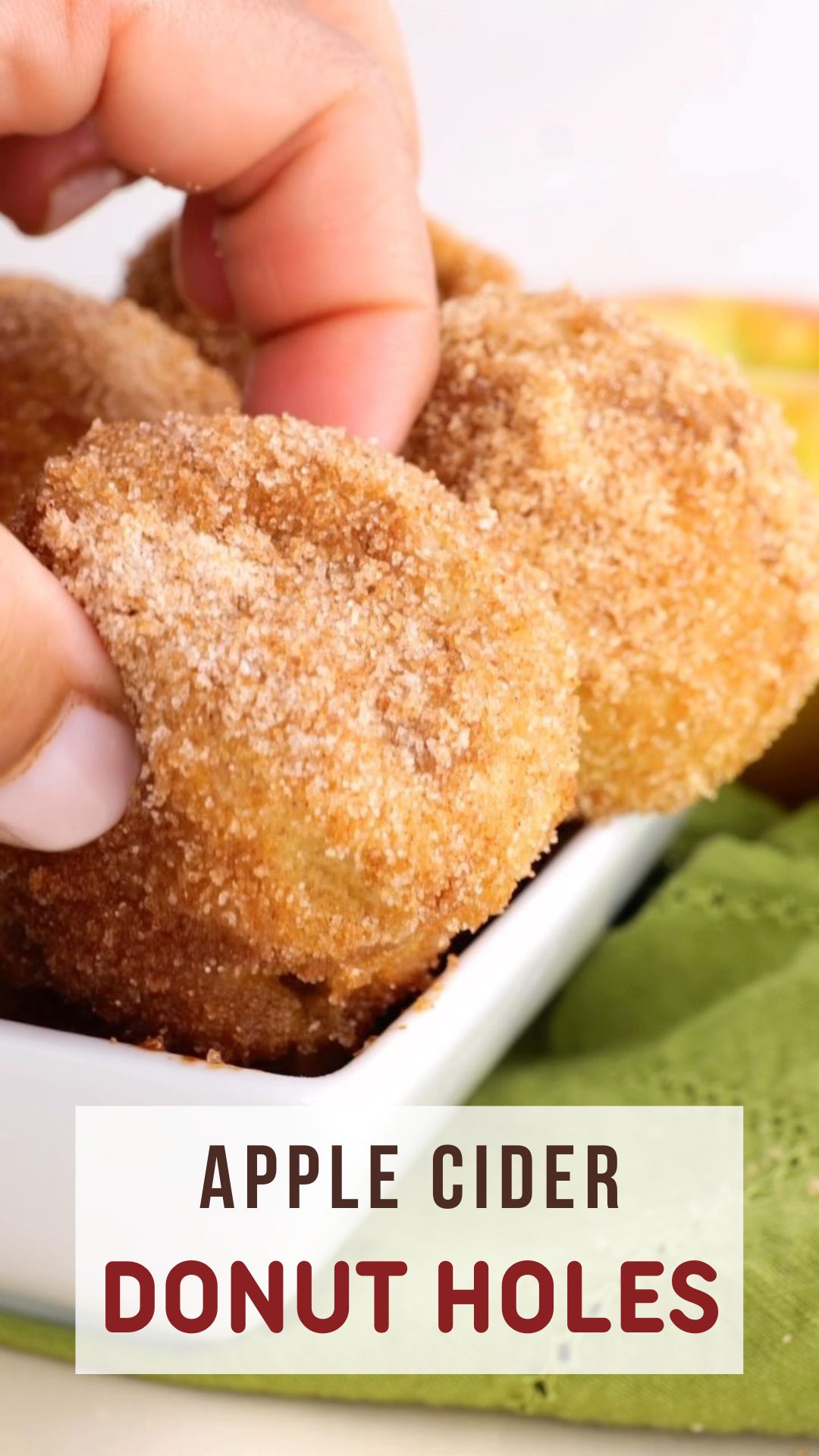 Apple Cider Donut Holes