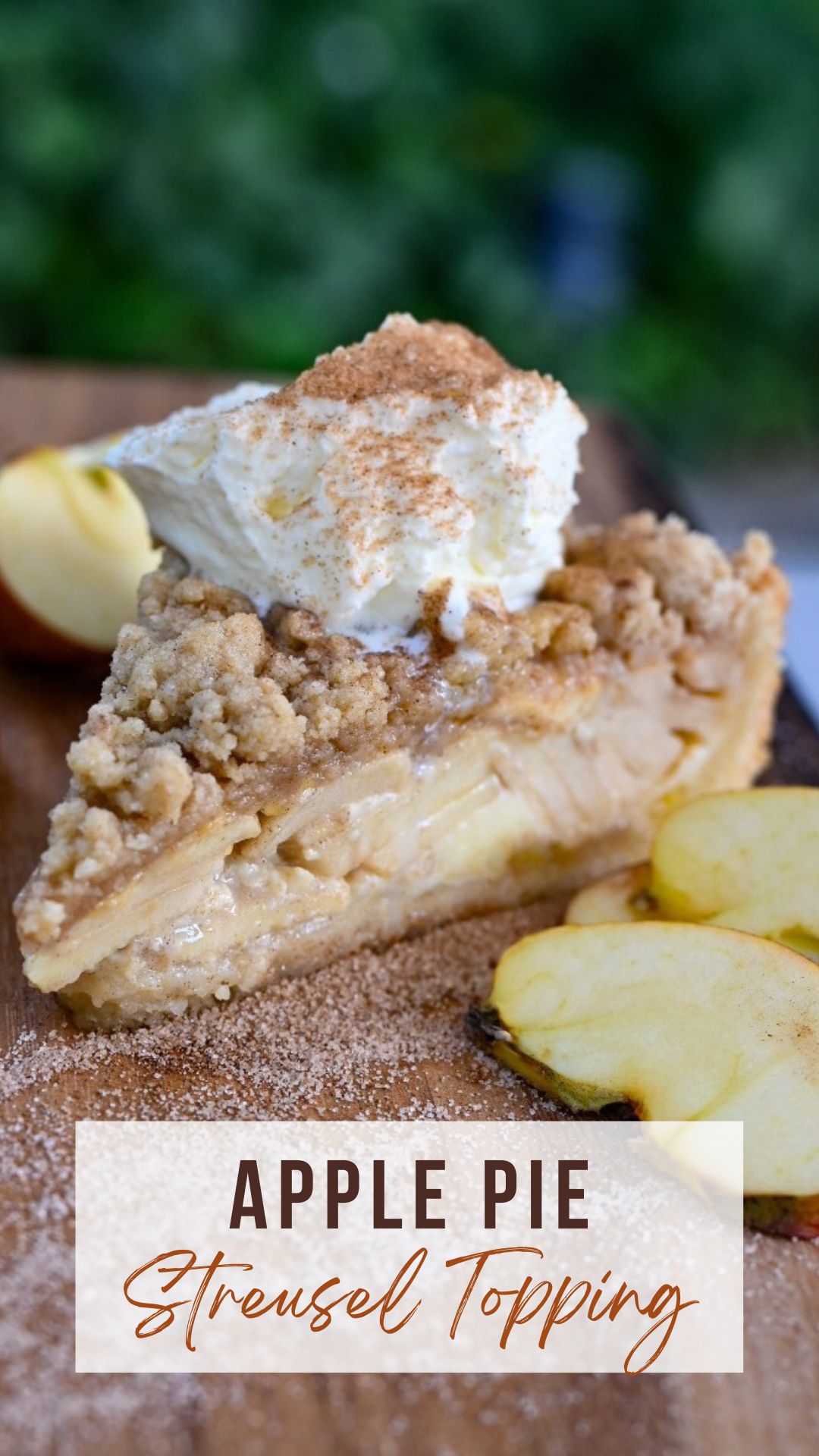 Apple Pie with Streusel Topping