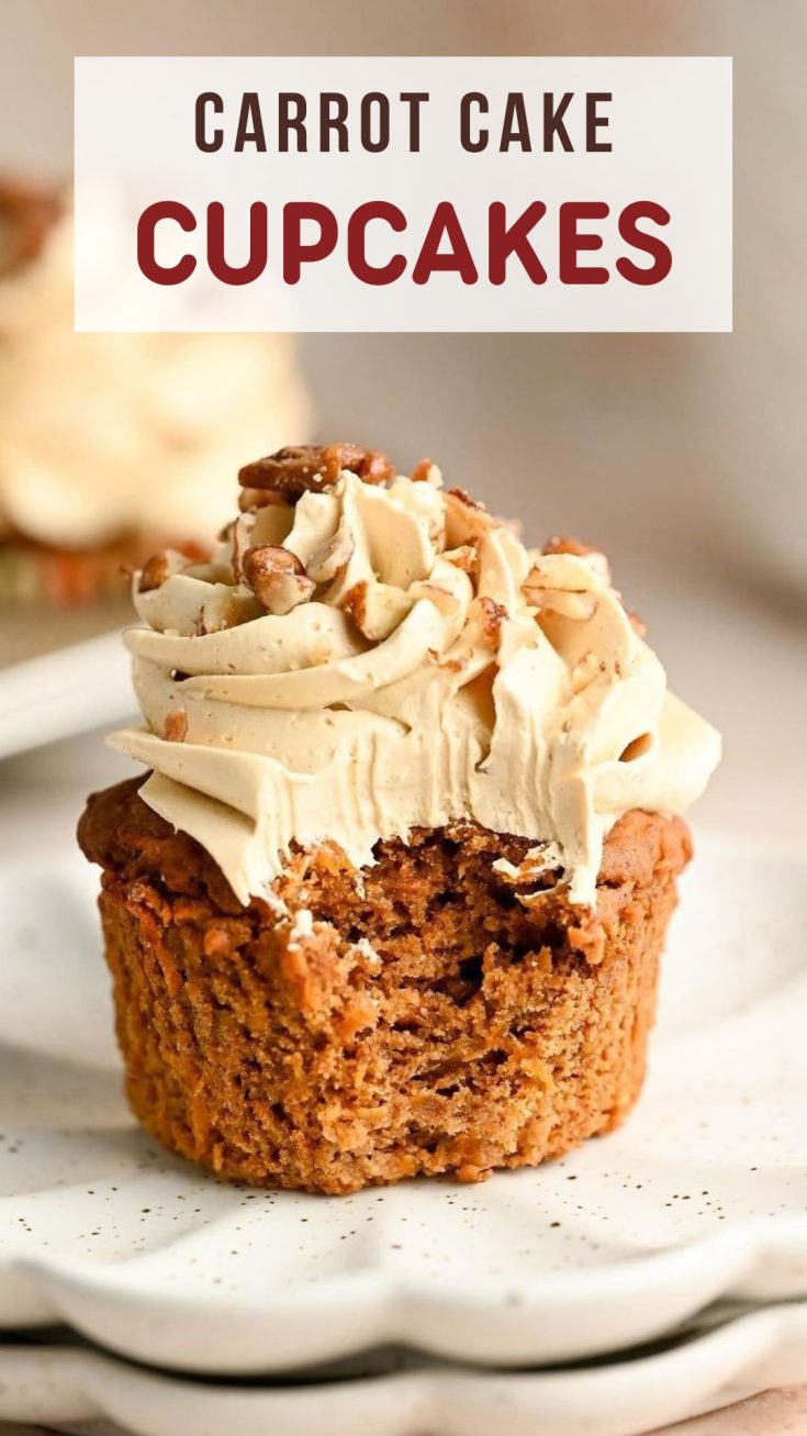 Carrot Cake Cupcakes - Maria's Kitchen