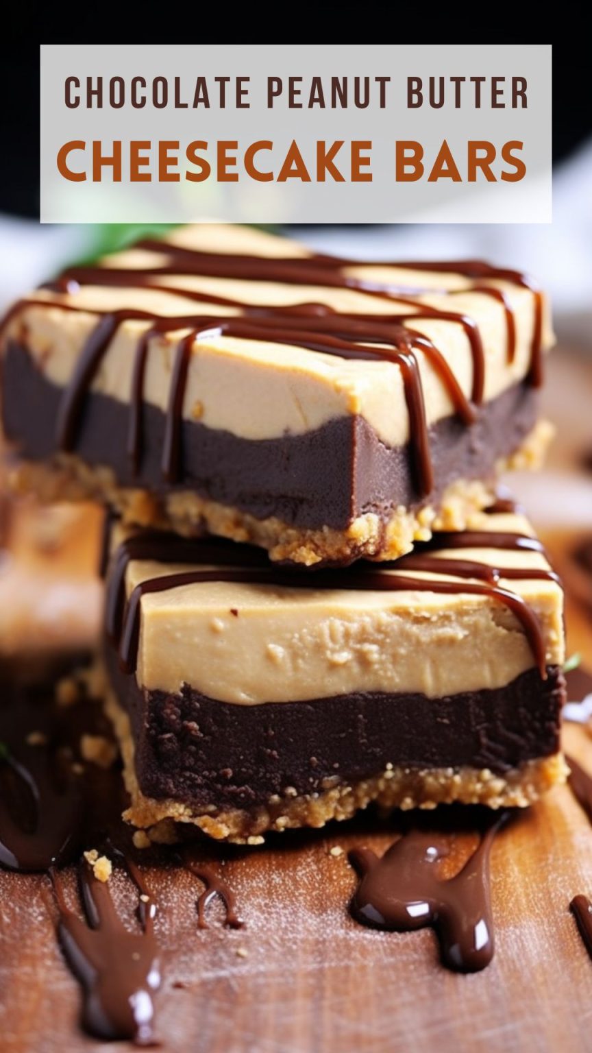 Chocolate Peanut Butter Pretzel Cheesecake Bars Marias Kitchen 4782