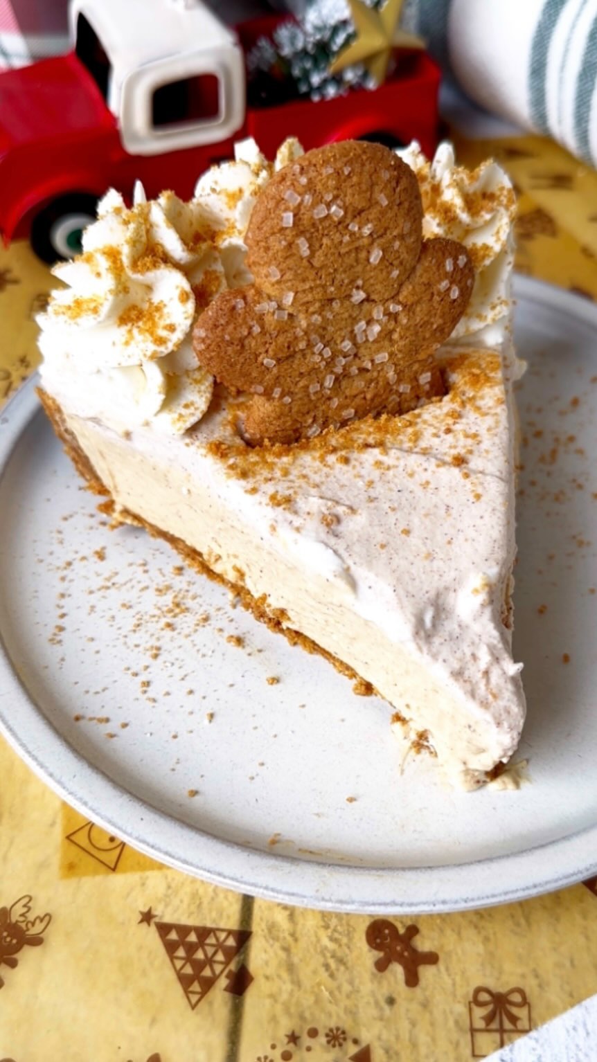 No bake Gingerbread Cheesecake 