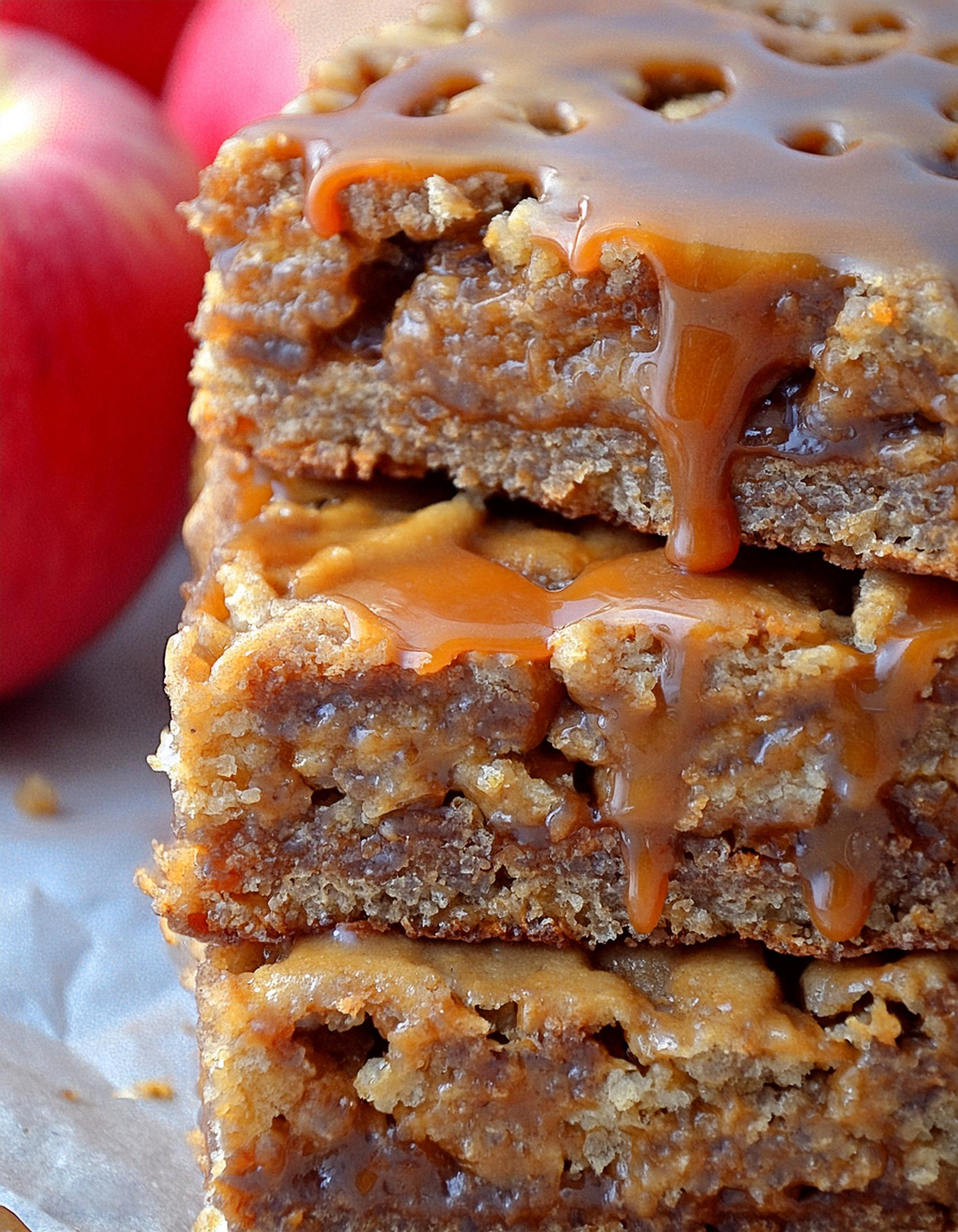 Caramel Apple Gooey Bars