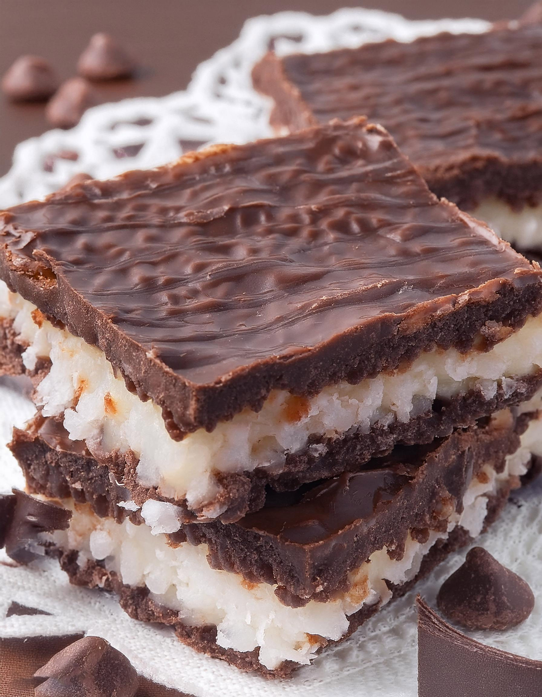 chocolate cocout bars