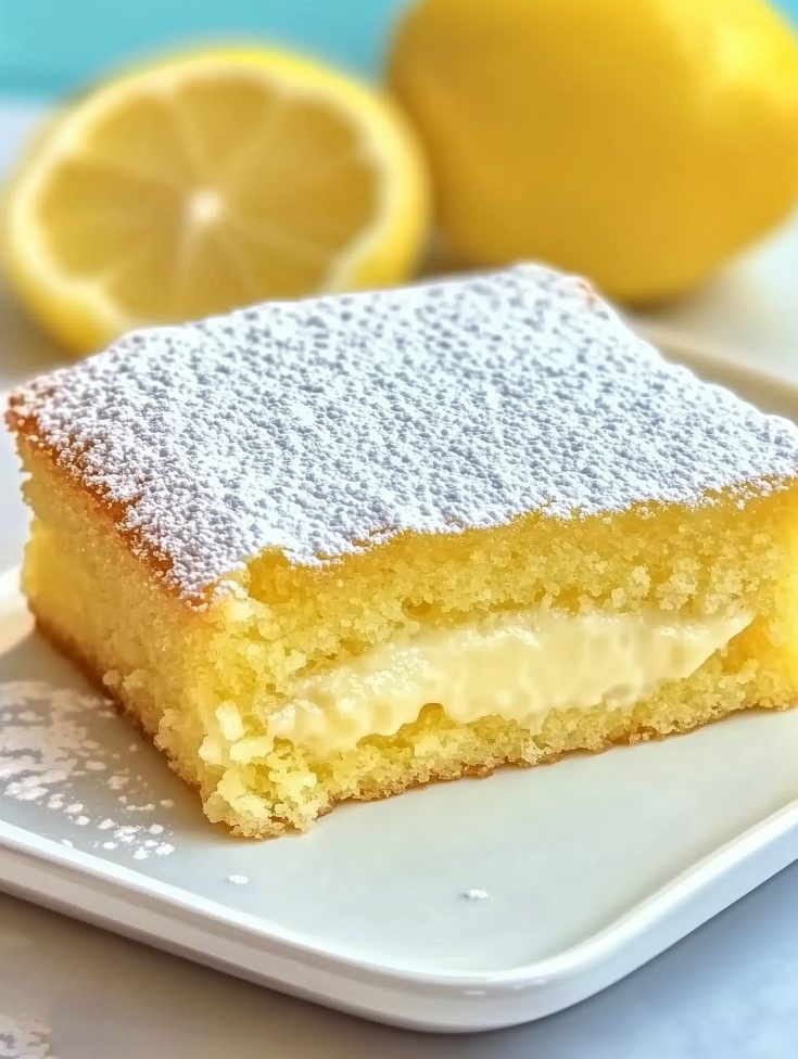 Delicious Lemon Lava Cake