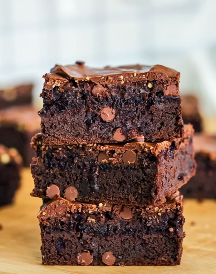 Fudgy Chocolate Chip Brownies